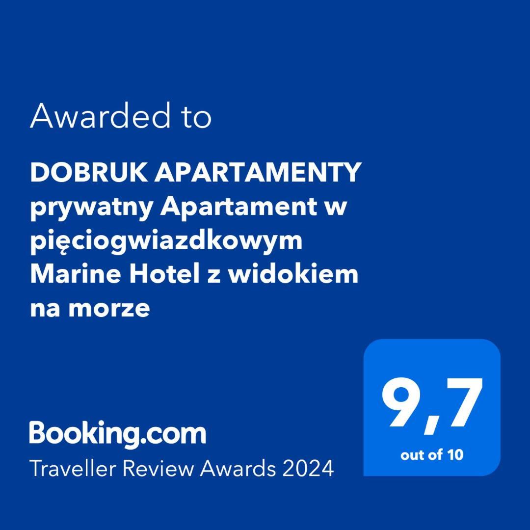 W Marine Hotel Przy Plazy Rowery W Cenie Prywatny 309 Dobruk Apartamenty Kołobrzeg Εξωτερικό φωτογραφία